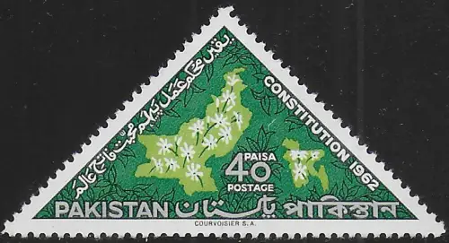 1962 Pakistan New Constitution 1v. MNH SG n. 158