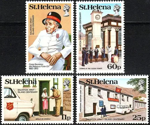 1984 St Helena Salvation Army 4v. MNH Michel n. 410euro13