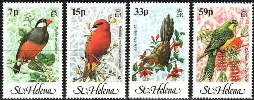 1983 St Helena Birds 4v. MNH Michel n. 383euro86