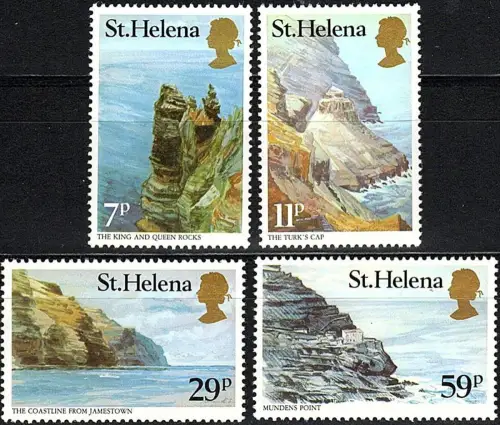 1982 St Helena Views 4v. MNH Michel n. 371euro74