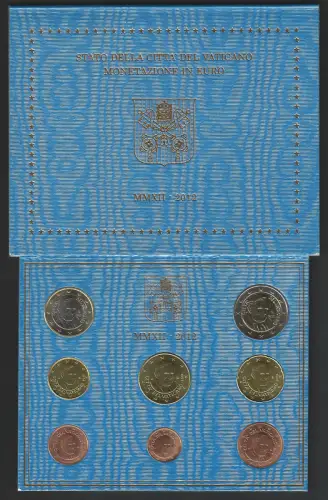 2012 Vaticano Mint divisional series 8 coins FDC-MS65