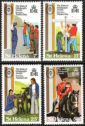 1981 St Helena Duke of Edinbourgh 4v. MNH Michel n. 349euro52
