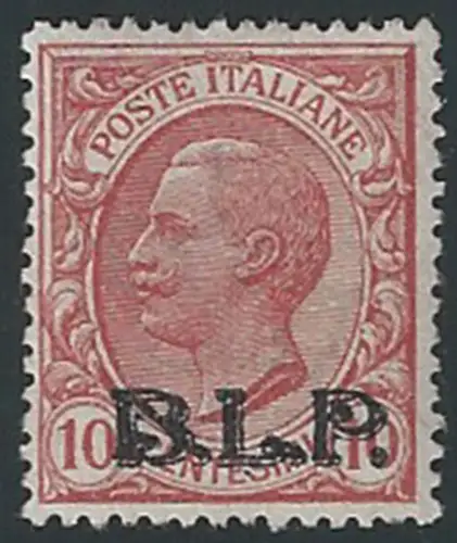 1923 Italia VE III 10c. pink BLP III type bc MNH Sassone n. 13