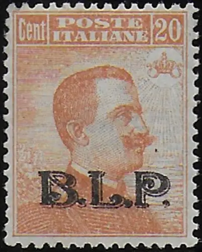 1923 Italia VE III 20c. orange BLP III type bc Colla MNH Sassone n. 15