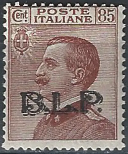 1923 Italia VE III 85c. red brown BLP III type MNH Sassone n. 18