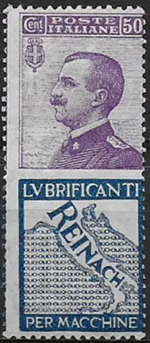 1925 Italia Pubblicitari 50c. REINACH mc MNH Sassone n. 14