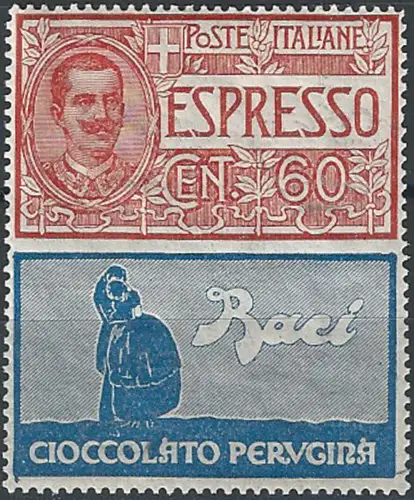 1925 Italia Pubblicitari 60c. PERUGINA bc MNH Sassone n. 21
