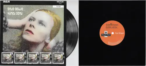2017 Gran Bretagna Hunky Dory David Bowie MS MNH Unificato n. 105