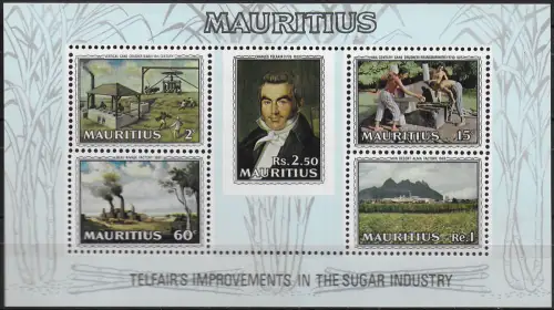 1969 Mauritius Sugar Industry MS MNH SG n. 412