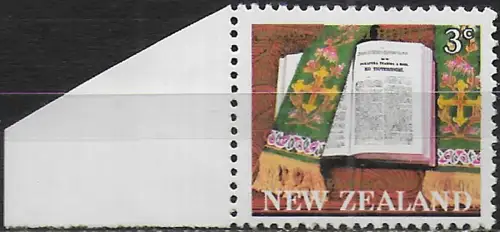 1968 New Zealand Maori Bible 1v. Wmk inv. bf MNH SG n. 883w