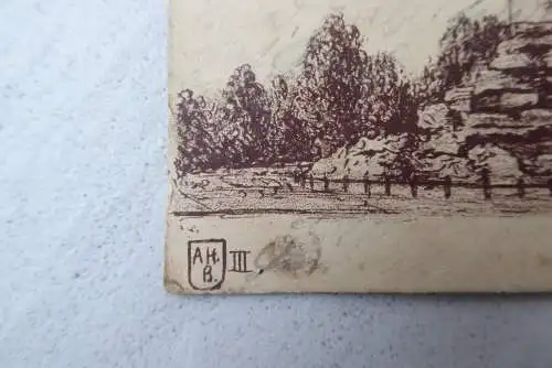 Künstler-AK Duisburg Kaiserdenkmal u. Aussichtsturm