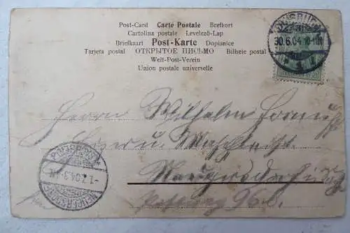 Künstler-AK Duisburg Kaiserdenkmal u. Aussichtsturm