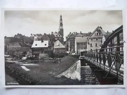 AK Greiffenberg Schlesien Partie an dern Brücke