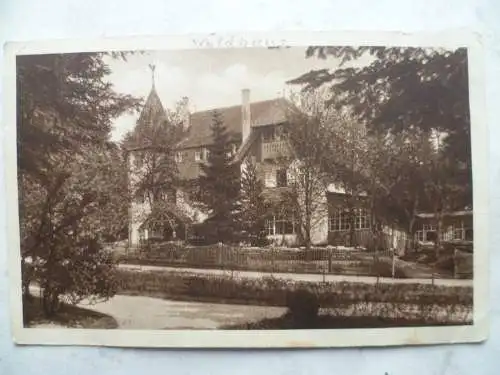 AK Augustusbad im Erzgebirge Hotel Waldhaus