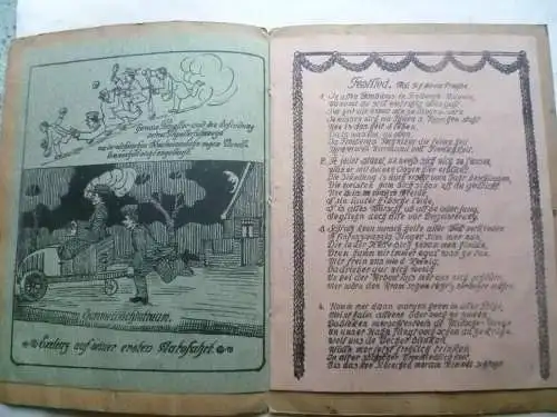 Techniker-Hütte Freiberg 1. Herrenabend am 7. März 1914 Festzeitung