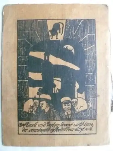 Techniker-Hütte Freiberg 1. Herrenabend am 7. März 1914 Festzeitung