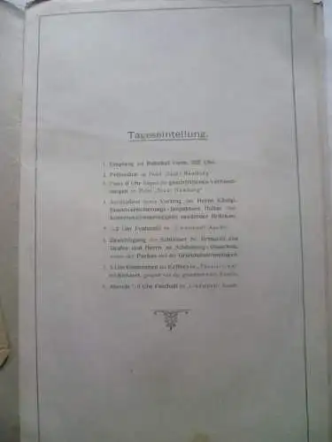 Festzeitung Deutscher Techniker-Verband Bezirkstag Glauchau 1906