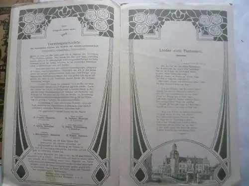 Festzeitung Deutscher Techniker-Verband Bezirkstag Glauchau 1906
