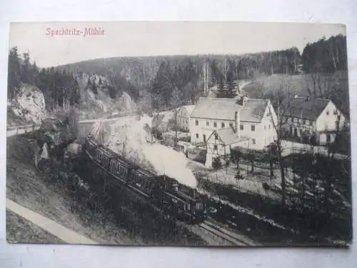 AK Spechritz-Mühle Schmalspurbahn
