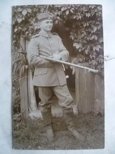 Foto-AK Soldat I. Weltkrieg