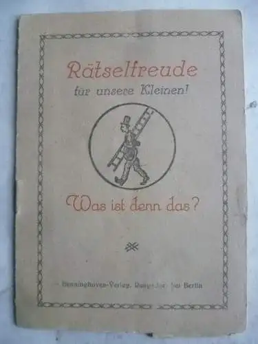 Rätselfreude für unsere Kleinen! Was ist denn das? Berlin um 1946