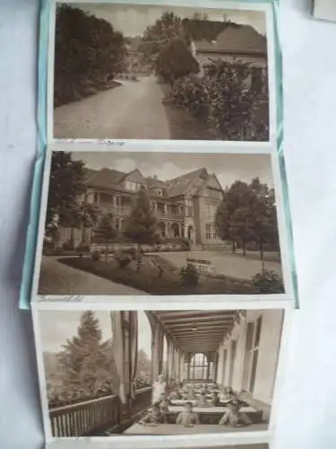 Kaiserein-Auguste-Kinderheilanstalt II Bad Salzelmen Ansichtenleporello