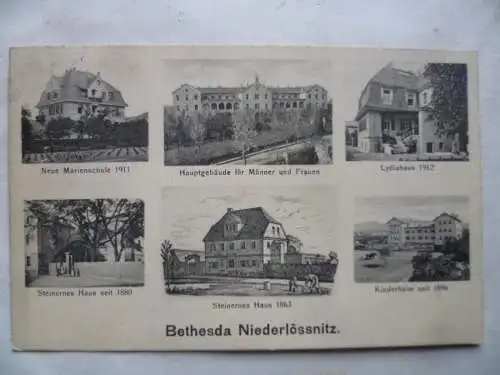 AK Radebeul Bethesda Niederlössnitz 6 Ansichten