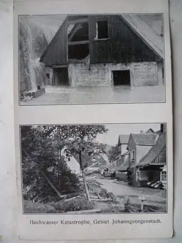 AK Johanngeorgenstadt Hochwasser-Katastrophe 1931