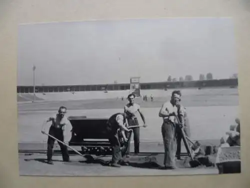 Großes Orig.Foto Breslau Stadion Erweiterungsbau 1935-39