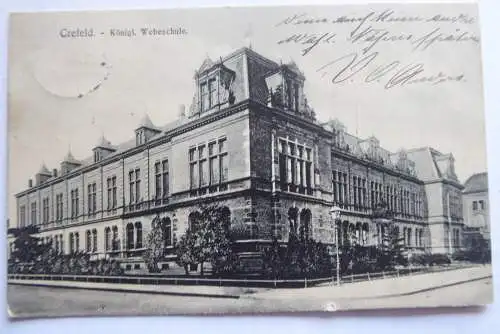 AK Krefeld / Crefeld Königl. Webschule