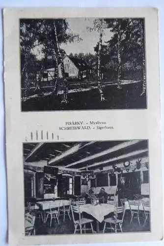AK Pisárky - Myslivna / Schreibwald - Jägerhaus bei Brno / Brünn