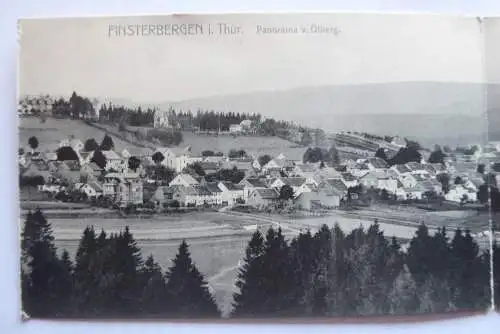 Doppel-AK Finsterbergen i. Thür. Panorama vom Ölberg