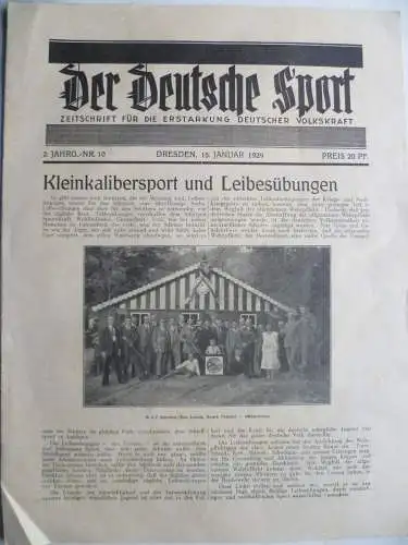 K.S.V. Schrebitz Bez. Leipzig Zeitung Der Deutsche Sport 1929
