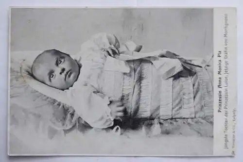 AK Prinzessin Anna Monica Pia von Sachsen als Kleinkind