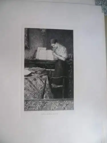 Nachklang ORadierung L. Otto nach H. Laukota 1898 Kunstverein Dresden