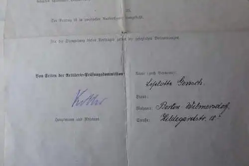 3 Arbeitsverträge Büroangestellte Militär Berlin 1919-1923