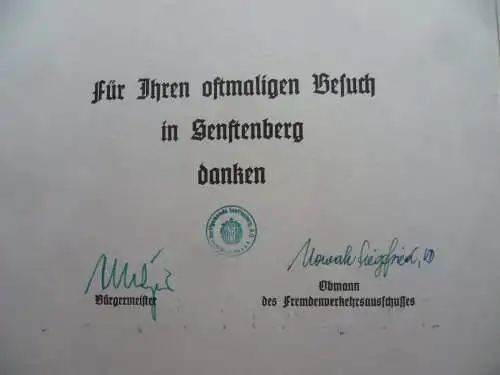 Senftenberg Niederösterreich Orig. Holzschnitt Hubert Schmid Krems