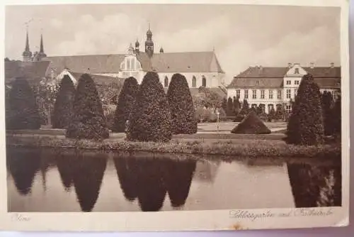 AK Danzig - Oliva, Schlossgarten und Kathedrale