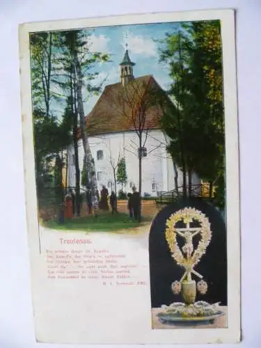 AK Trautenau Kapelle 1866