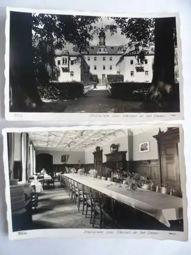 3 AK Dittersbach Sächsiche Schweiz Schloss Fotos Walter Hahn Dresden