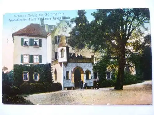 AK Schloss Dolzig bei Sommerfeld Niederlausitz