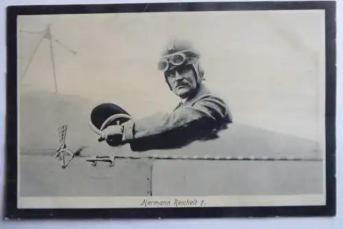 AK Flugpionier Hermann Reichelt +