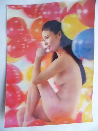 AK 3D-Karte Nude Japanese Girl