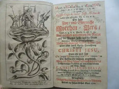 Andachtsbuch Brez Myrrhen-Berg Nürnberg 1721