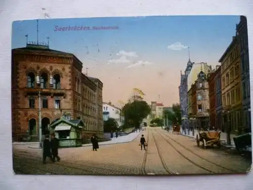 AK Saarbrücken Reichsstraße