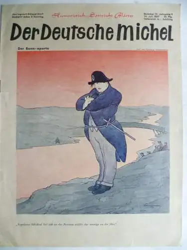 Der Deutsche Michel Humoristisch-satirische Blätter 3 Ausgaben 1955-57