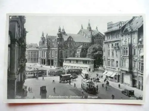 AK Köln Hohenzollernring Opernhaus und Terasse