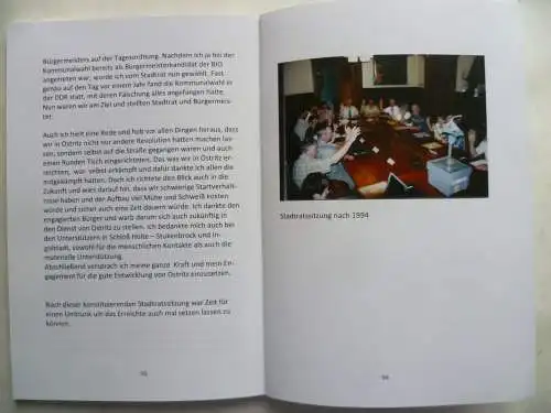Broschüre Die friedliche Revolution in Ostritz 1989