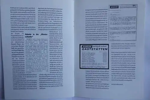 Ostritz Festschrift Wiedereinweihung Klosterschenke St. Marienthal 1998