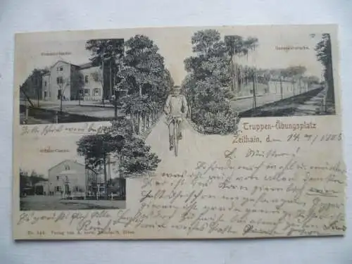 AK Zeithain Truppenübungsplatz Commandantur Generalsbaracke Offizier-Casino